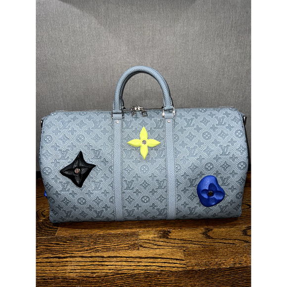 Louis Vuitton Keepall Bandouliere 50 Rock Climbing Taurillon Weekend Travel Bag - Picture 2 of 12